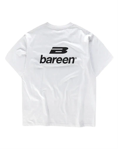 Bareen - Logo Box Fit T-shirt - White